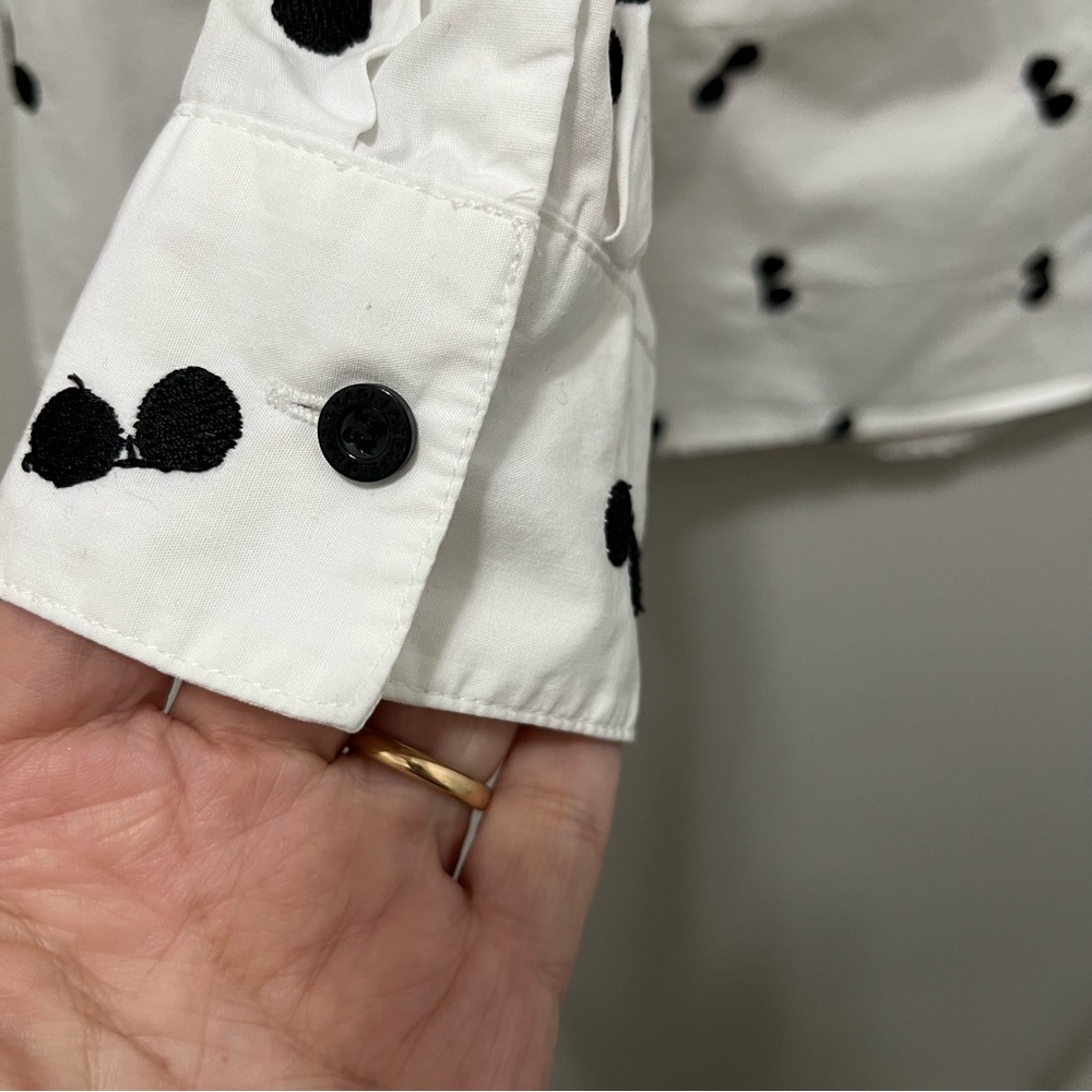 KARL LAGERFELD PARIS Sunglasses
Embroidered Cotton Button-Down Shirt - Picture 8 of 13